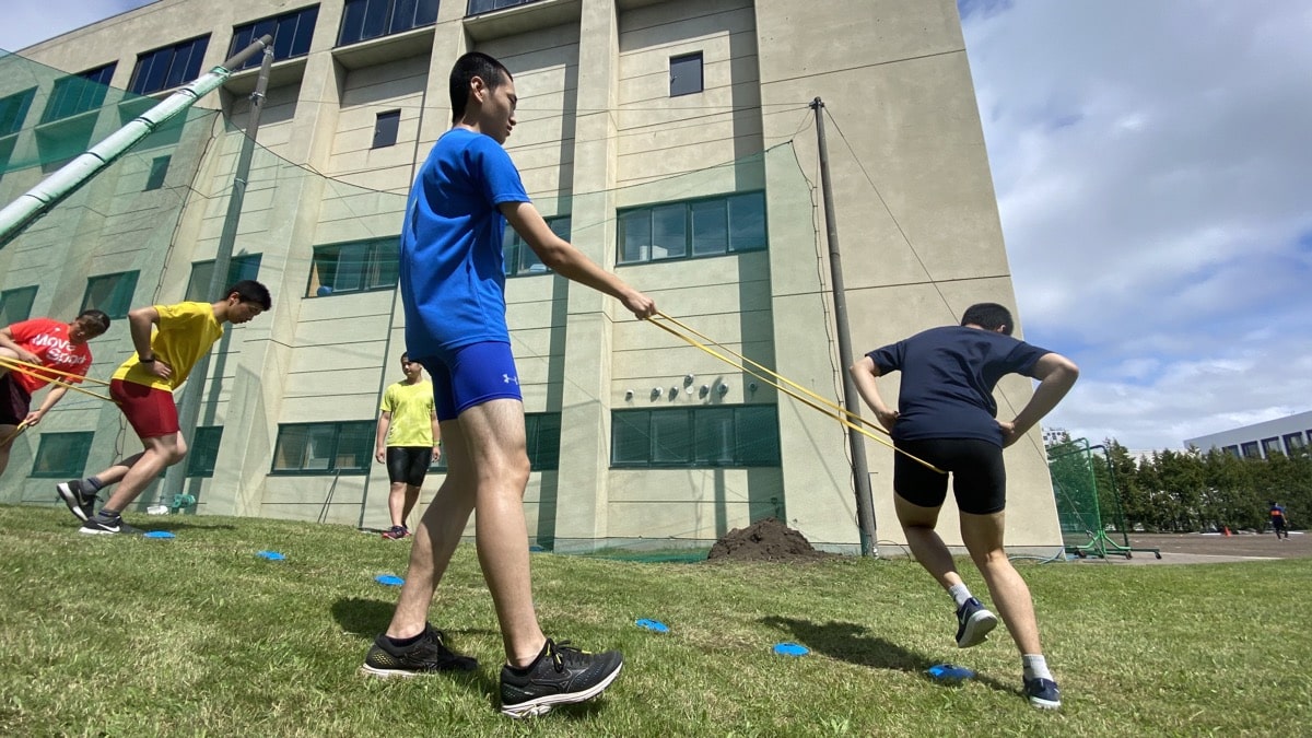 北海学園札幌高校スキー部・夏トレサポート