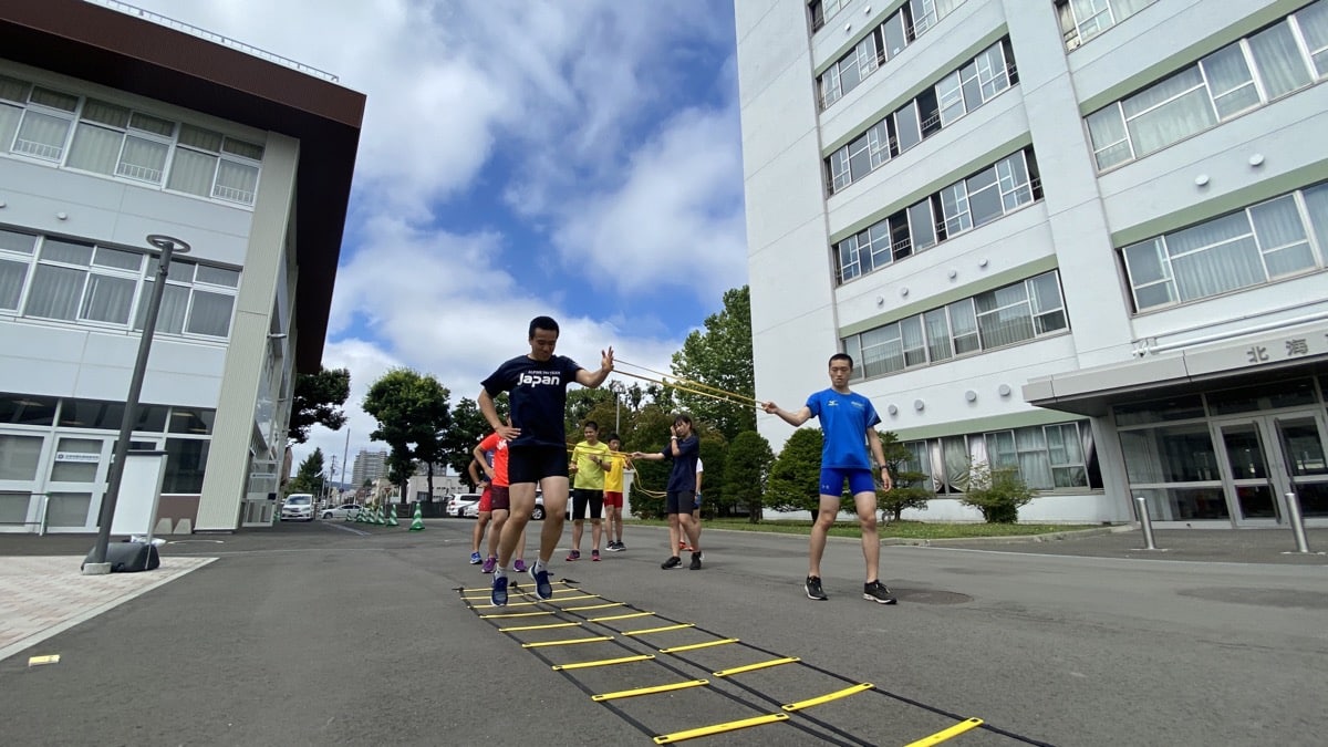 北海学園札幌高校スキー部・夏トレサポート