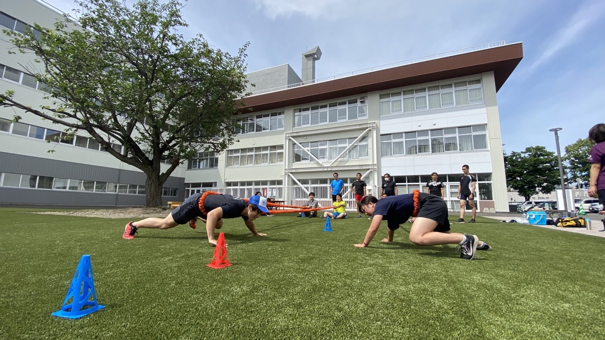 北海学園札幌高校スキー部・夏トレサポート