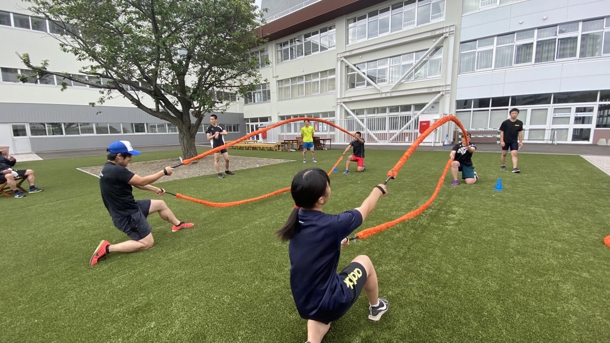 北海学園札幌高校スキー部・夏トレサポート