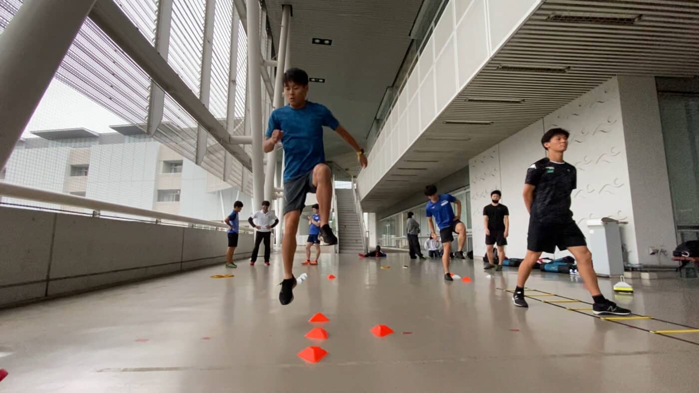 活動レポ:日本体育大学スキー部・トレーニングサポート2021 #5 @深沢 1 日本体育大学スキー部、トレーニングサポート、片脚支持バランス