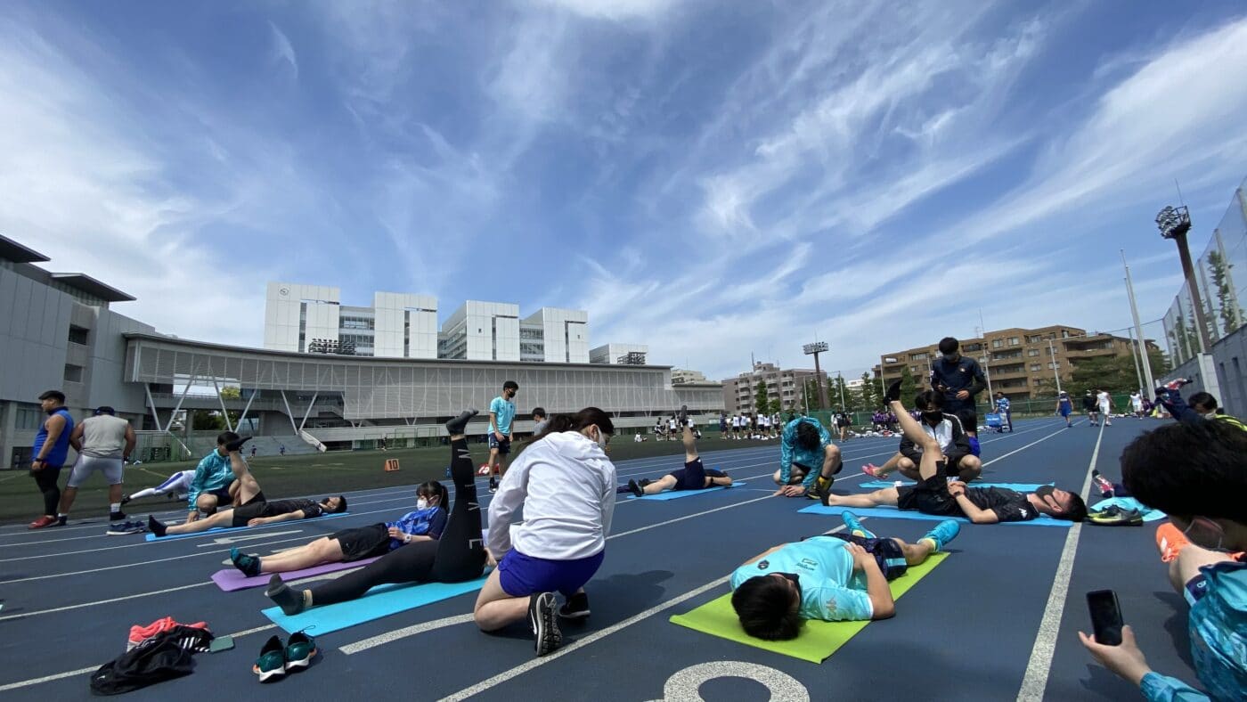 活動レポ:日本体育大学スキー部・チームトレーニングサポート ② 2021 @深沢 1 日本体育大学スキー部