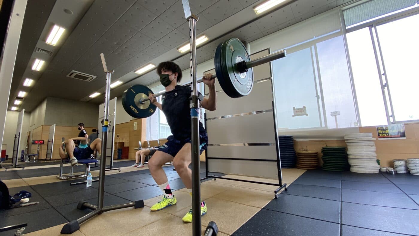 チームトレーニングサポート、日本体育大学スキー部、ストレングストレーニング
