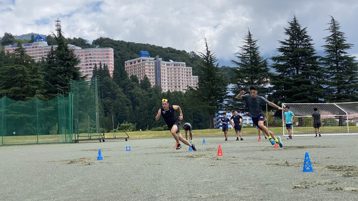 日本体育大学スキー部、夏合宿、チームトレーニングサポート