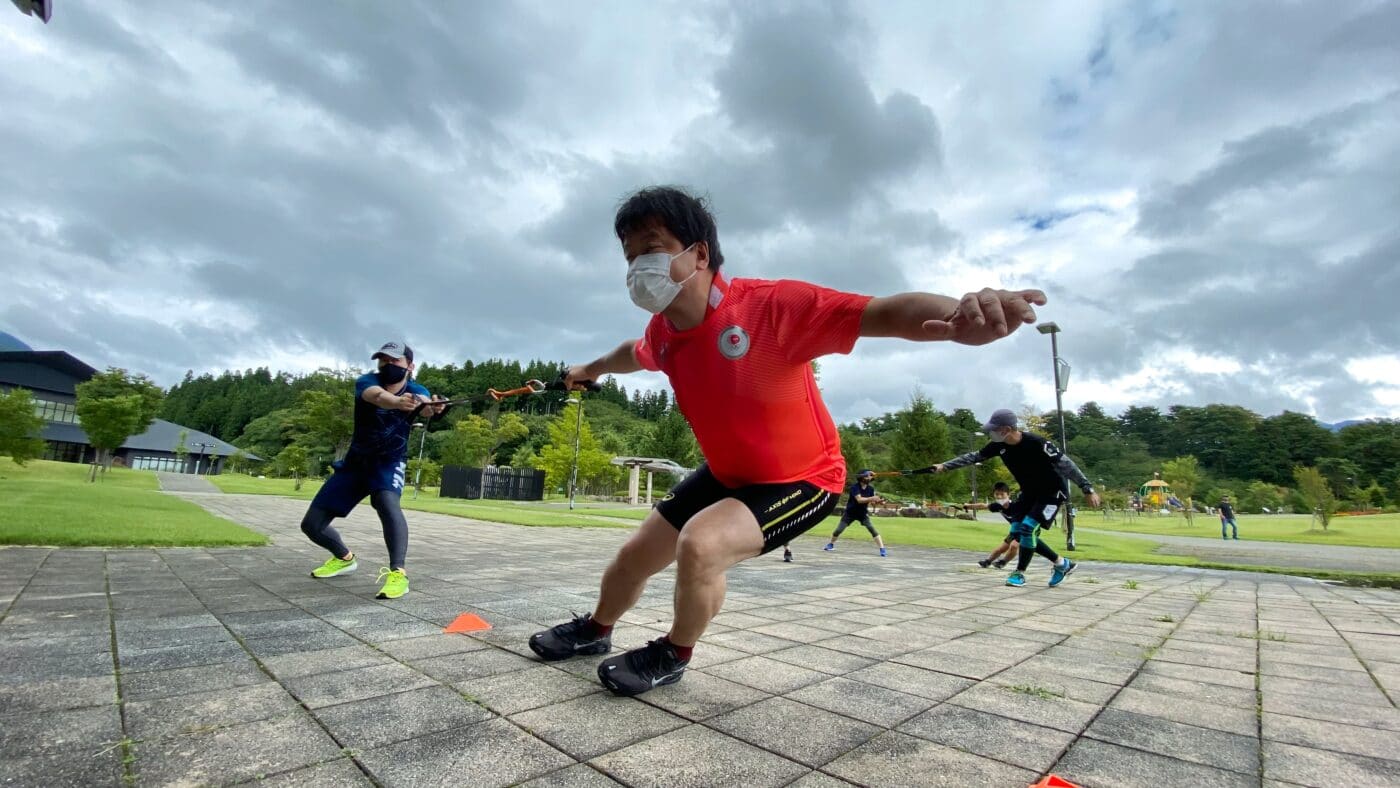 スキーオフトレ、水落亮太、兼子稔、スキーオフトレワークショップ、ファンクショナルトレーニング
