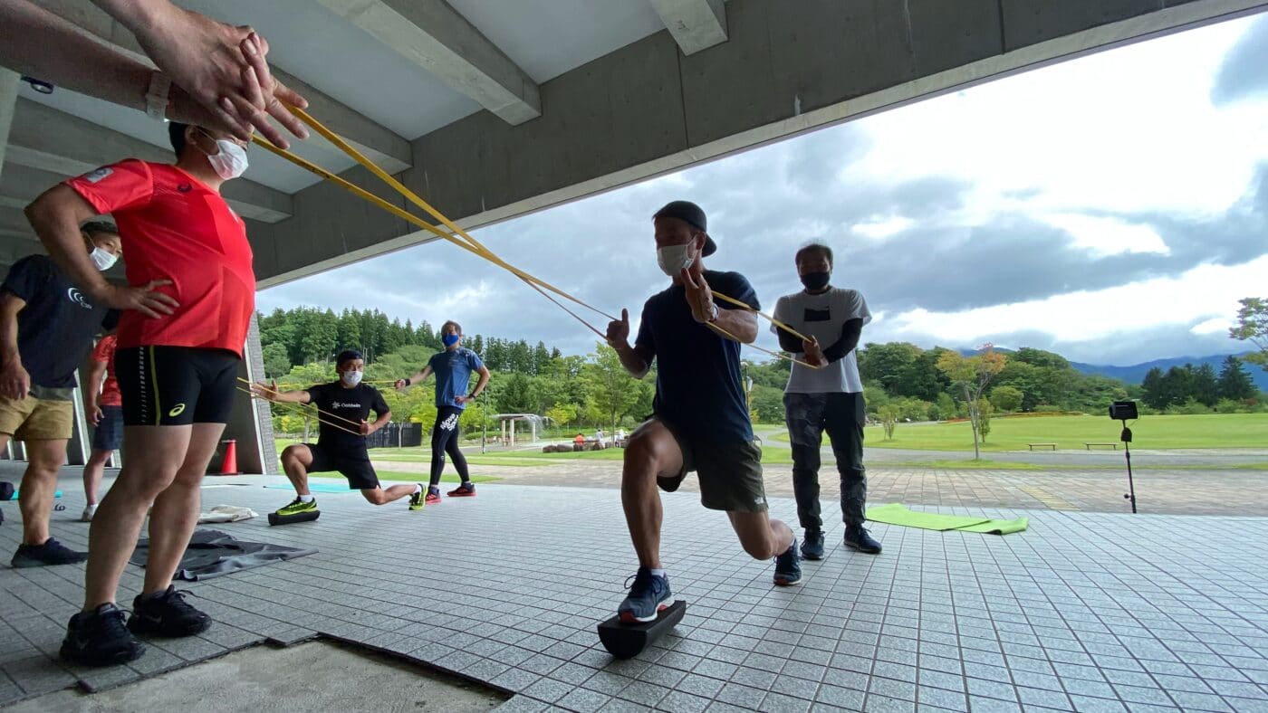 スキーオフトレ、水落亮太、兼子稔、スキーオフトレワークショップ、ファンクショナルトレーニング
