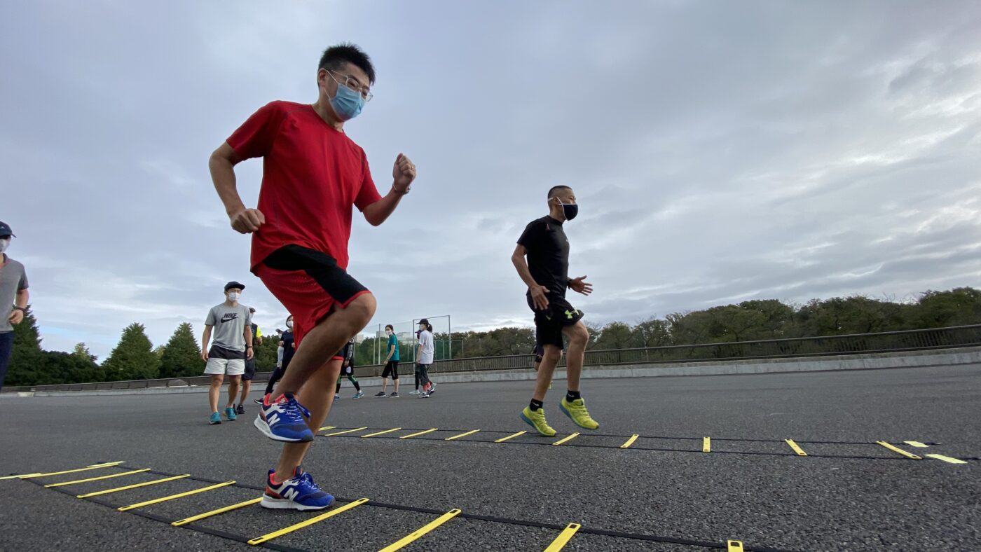 選択反応トレーニング、スキーオフトレ、ファンクショナルトレーニング、アジリティトレーニング
