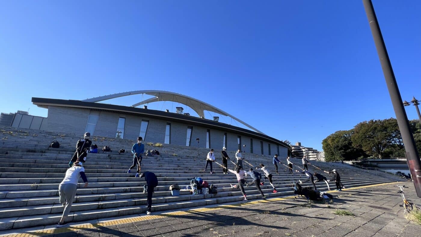 スキーオフトレ、ファンクショナルトレーニング、滑走パフォーマンス、駒沢公園3