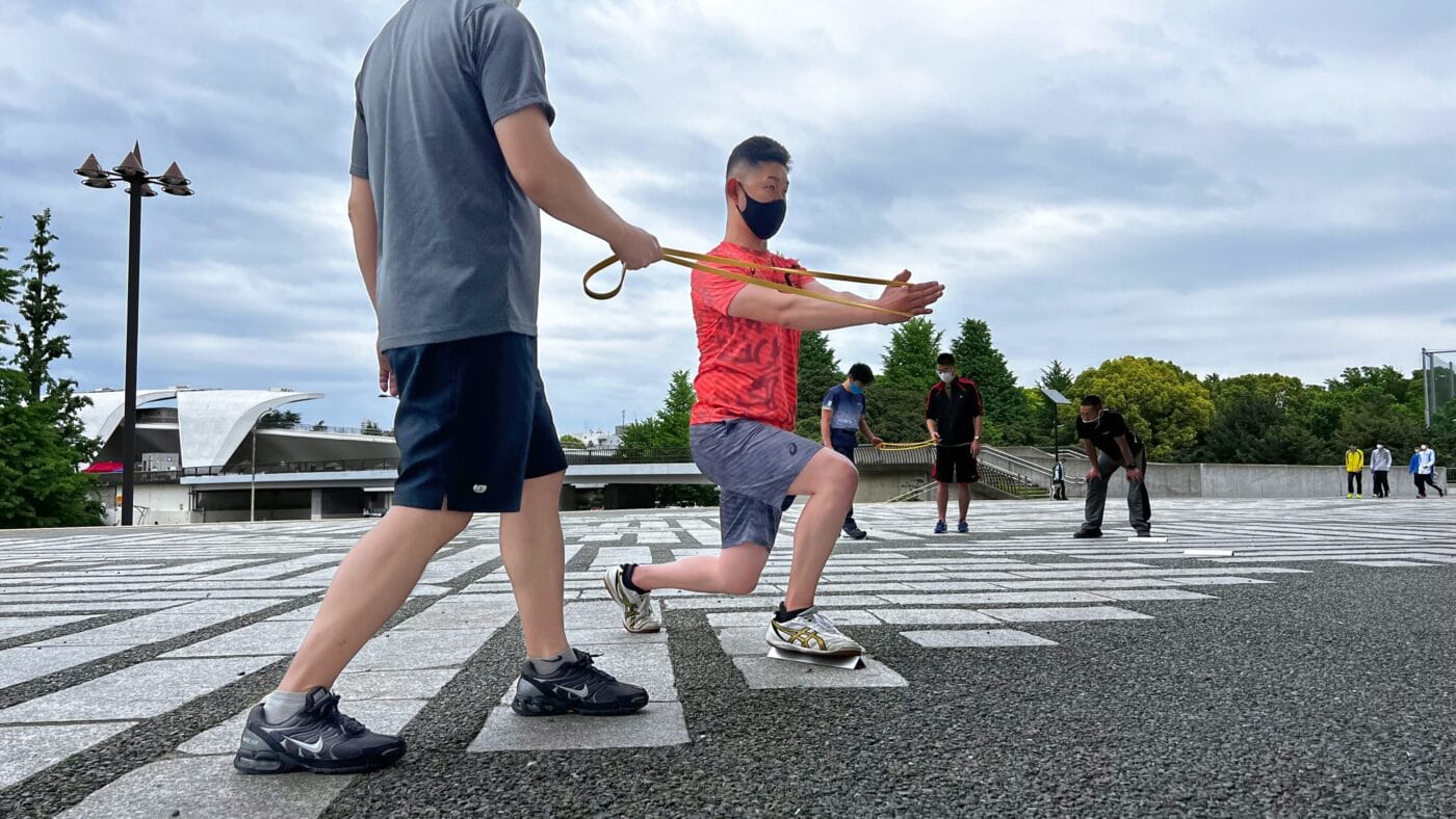 活動レポ: SKIオフトレWorkshop 236 オフトレ基本動作の確認&修正トレーニング@駒沢公園 1 スキーオフトレ基本動作の確認&修正トレーニング