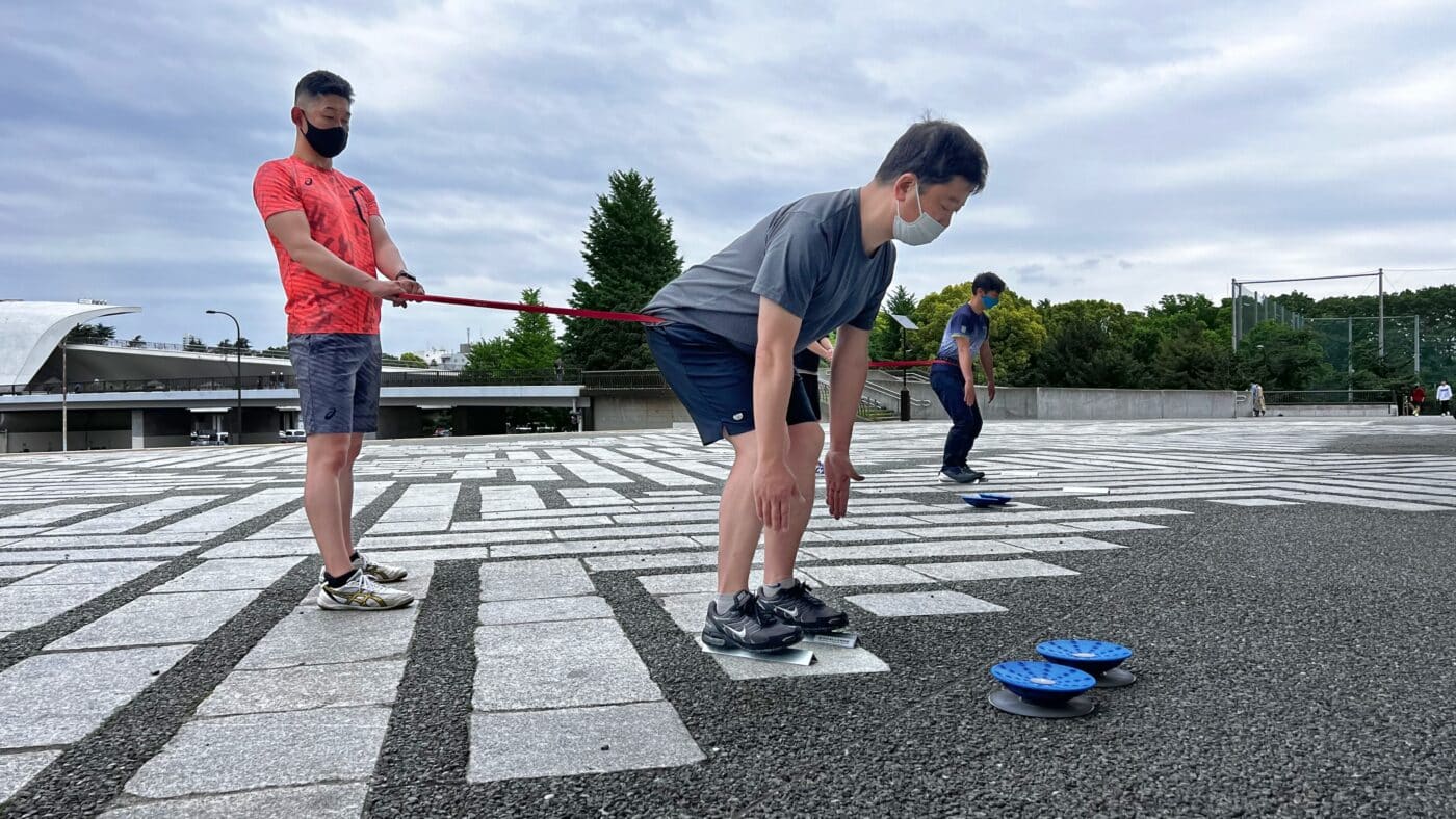 スキーオフトレ基本動作の確認&修正トレーニング
