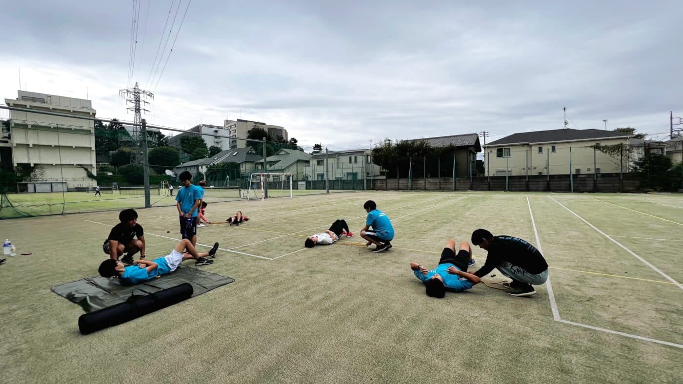 東京工業大学スキー部、トレーニングサポート、ウォームアップ