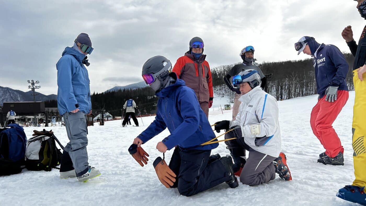 兼子稔、会津高原だいくらスキー場、スキートレーニング、スキーオフトレ、スキーファンクショナル、ヒップヒンジ