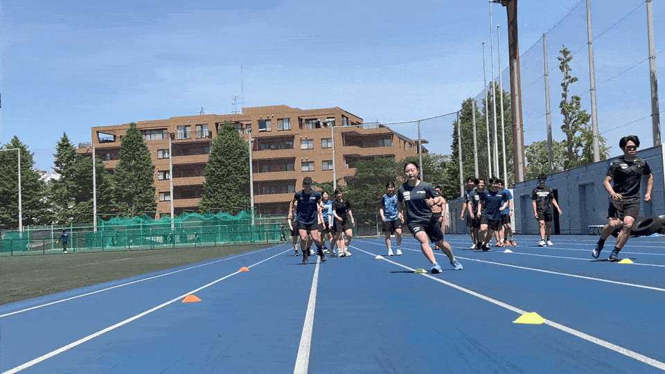 活動レポ:日本体育大学スキー部・チームトレーニングサポート 2024 #1 @深沢 2 日本体育大学スキー部、チームトレーニングサポート