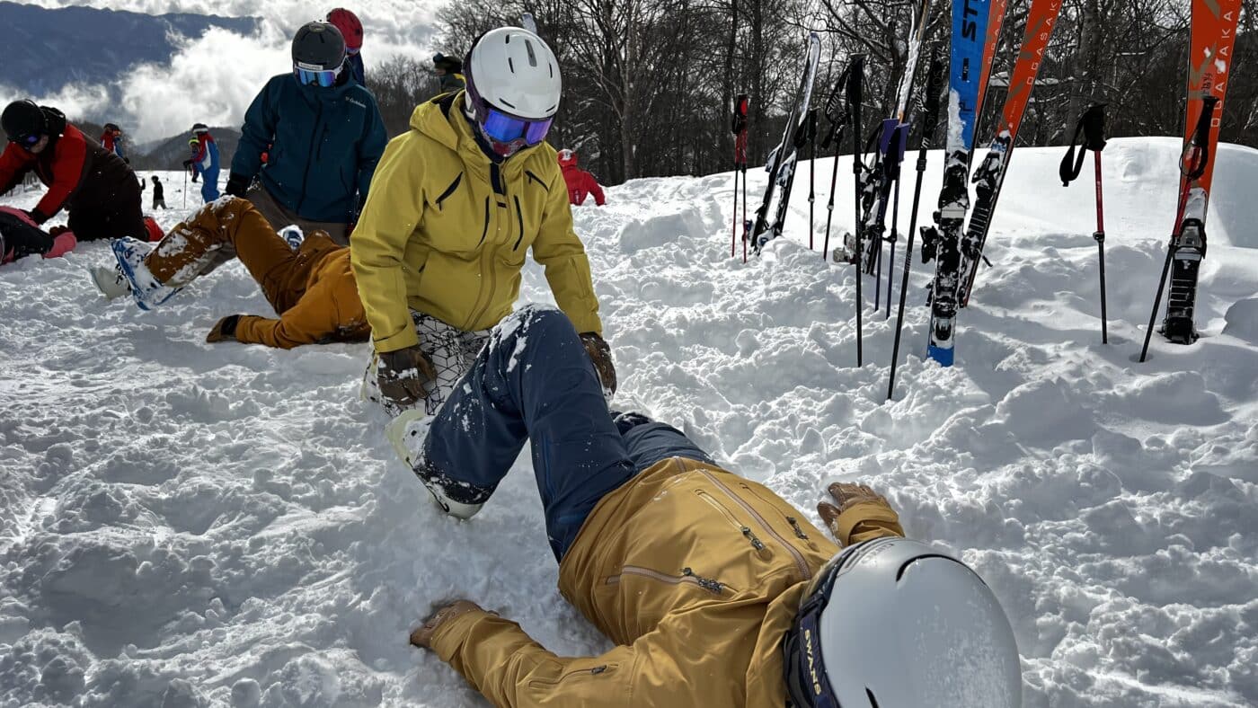 雪上トレーニング、雪上ワークショップ、コンディショニング