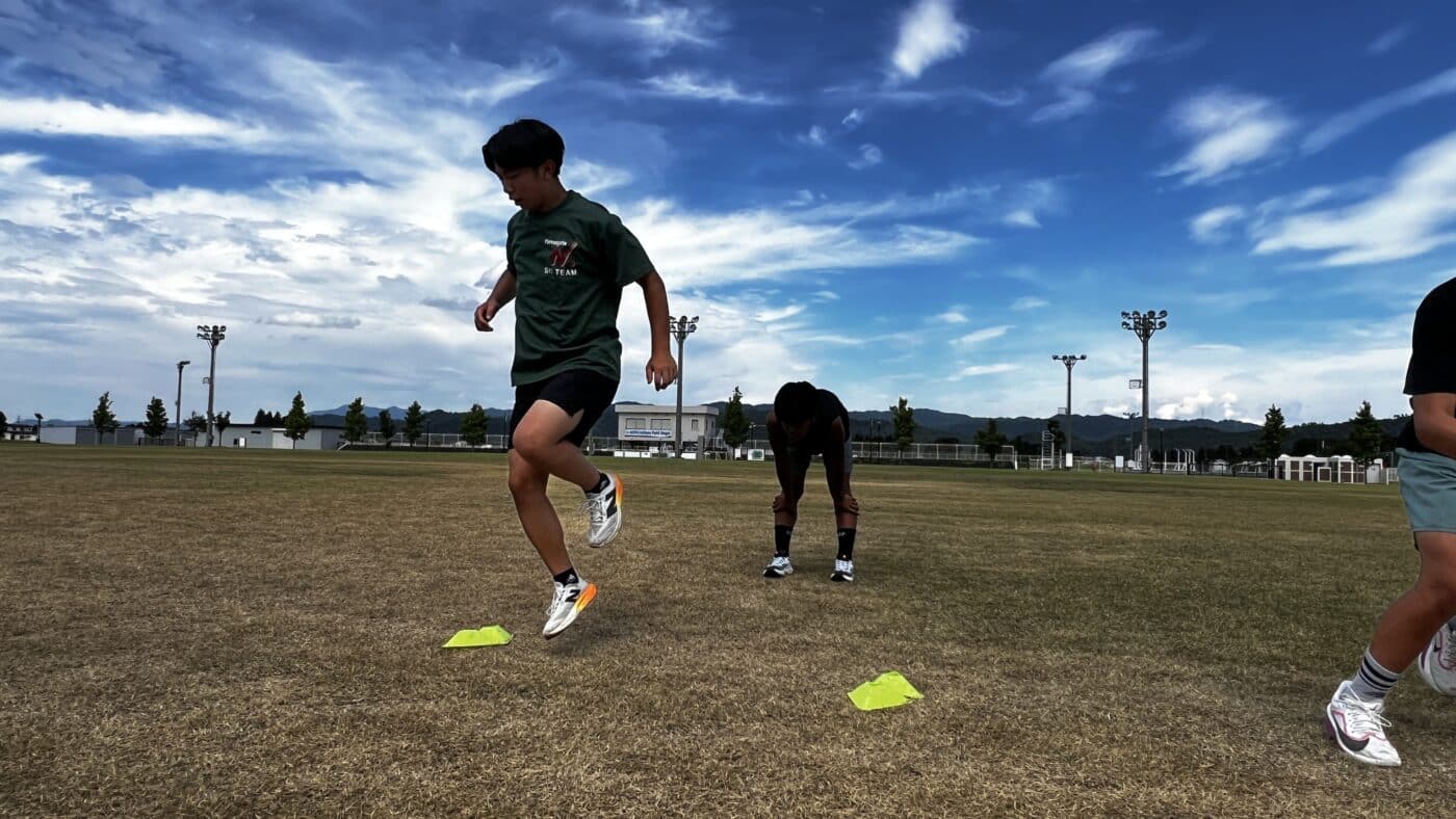 SALOMON、SALOMONフィジカルトレーニングキャラバン、飯豊ジュニアスキーチーム、スキーオフトレ