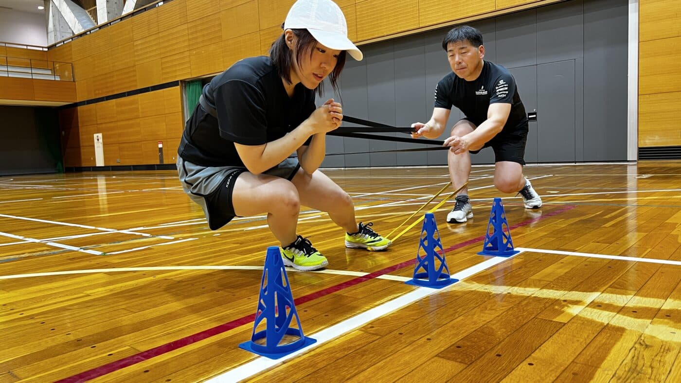 SALOMONフィジカルトレーニングキャラバン、ファンクショナルトレーニング、ターンムーブメント