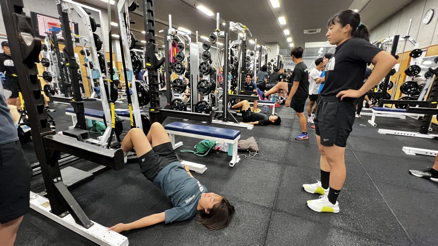 日本体育大学スキー部、チームトレーニングサポート、サスペンションエクササイズ、TRX、ファンクショナルトレーニング