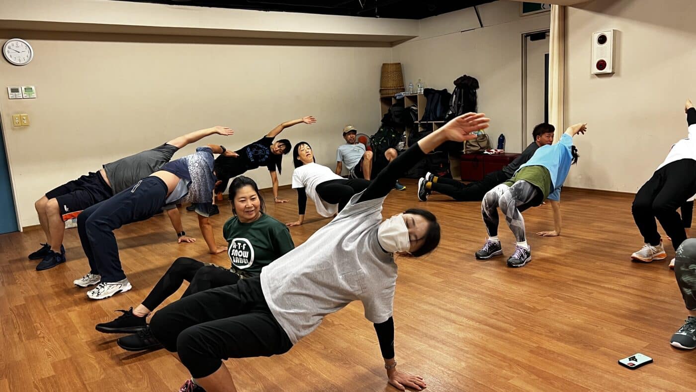 スキーオフトレワークショップ、パフォーマンス維持、自重エクササイズ