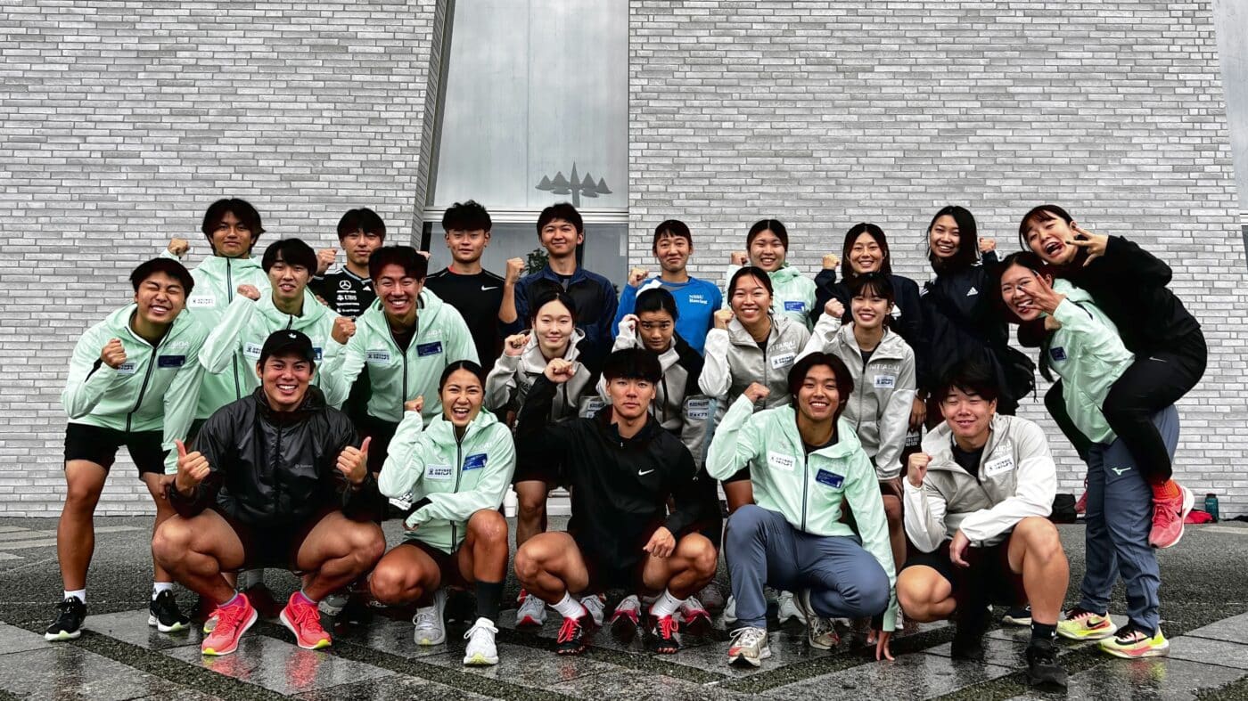 日本体育大学スキー部、チームトレーニングサポート、ファンクショナルトレーニング、アジリティトレーニング、集合写真