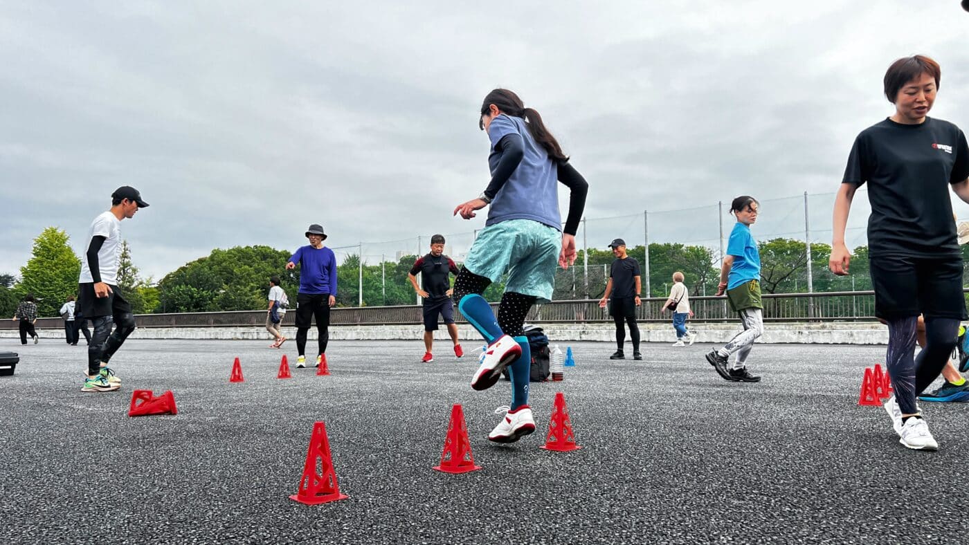 スキーオフトレワークショップ、カービングターン、脚剛性トレーニング
