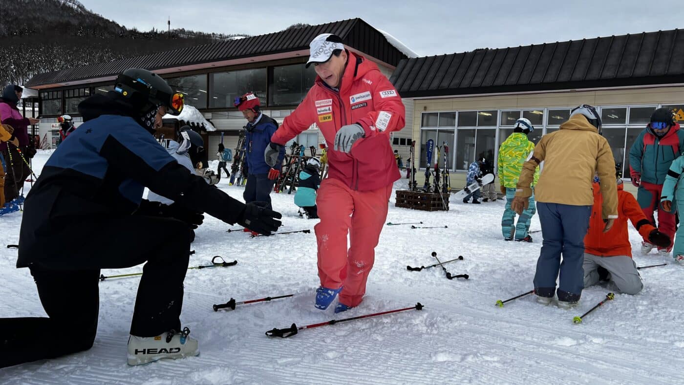 水落亮太、兼子稔、エスチャレンジ、雪上トレーニング、コンディショニング