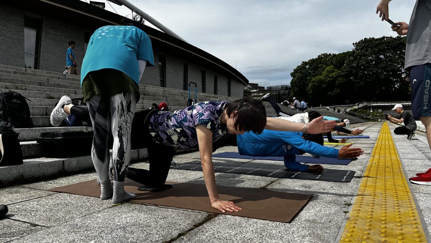 スキーオフトレワークショップ、基本動作、機能的動作トレーニング、股関節モビライゼーション