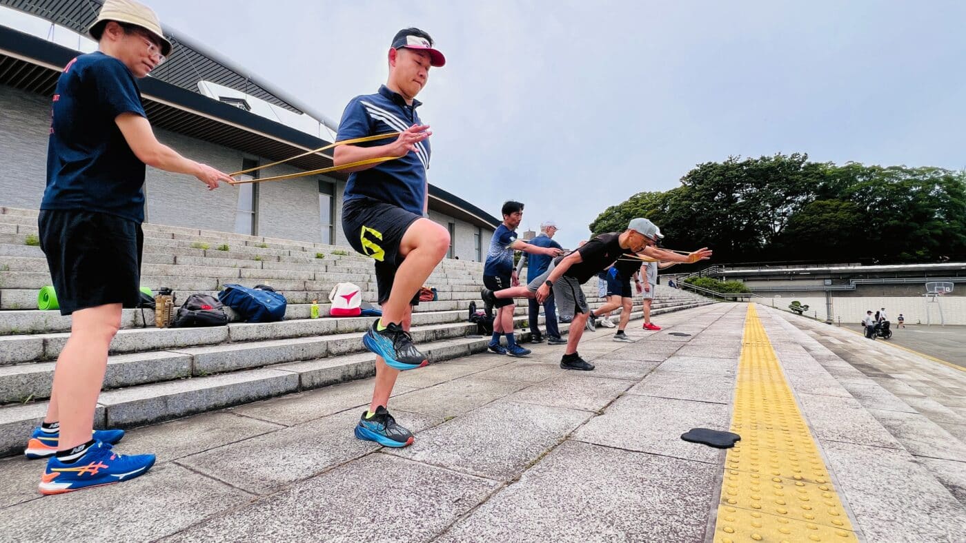 片脚動作安定性トレーニング、スキーオフトレワークショップ、フォースカップル、