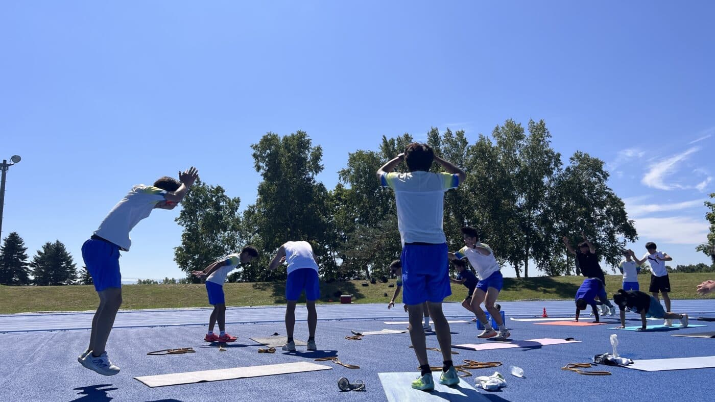 北海学園札幌高校スキー部、夏合宿、士別