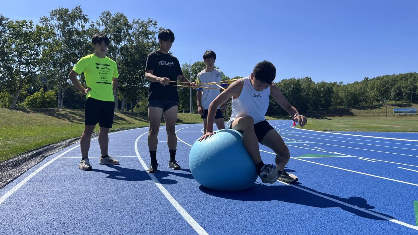 北海学園札幌高校スキー部、夏合宿、士別